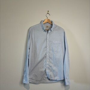 Faherty Men’s Light Blue Long Sleeve Button-Down Casual Shirt Size Large